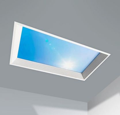 پانل لامپ سقف داخلی LED Blue Sky Light Square چراغ مصنوعی 60x120 برای روشنایی تزئینی سقف