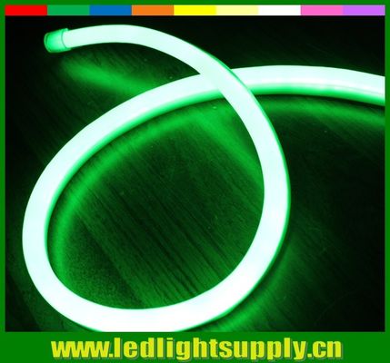 14x26mm نيم شفاف PVC فوق العاده روشن 220v چند رنگی LED نيون انعطاف نور برای ساختمان