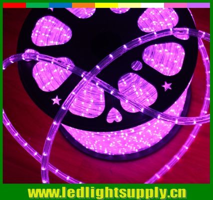 12/24v 1/2'' 2 سیم LED نور در فضای باز کریسمس طناب انعطاف نور