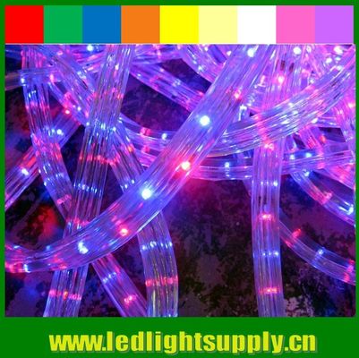 220v DIP 3 سیم 11x17mm چراغ های طناب LED صاف با PVC شفاف