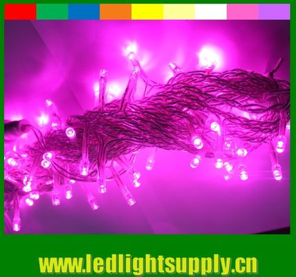 نور کریسمس LED سفید 12 ولت 100 لامپ 10 متری / تنظیم در داخل و خارج از خانه
