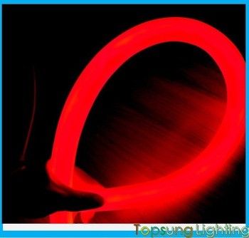 نور فوق العاده روشن قرمز LED نیون فلکس 220v 25mm برای تزئینات بیرونی