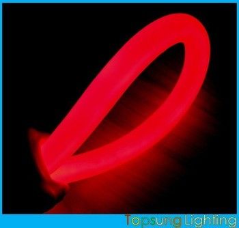 نور فوق العاده روشن قرمز LED نیون فلکس 220v 25mm برای تزئینات بیرونی