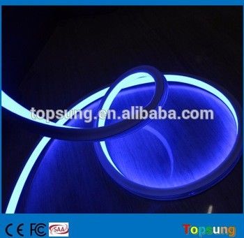 SMD 2835 تبلیغاتی آبی مربع LED نون نور انعطاف پذیر 16X16mm 12v برای ساختمان