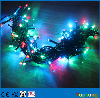 200 LED twinkle rgb LED string ip65 با کنترل کننده برای تزئینات کریسمس در فضای باز