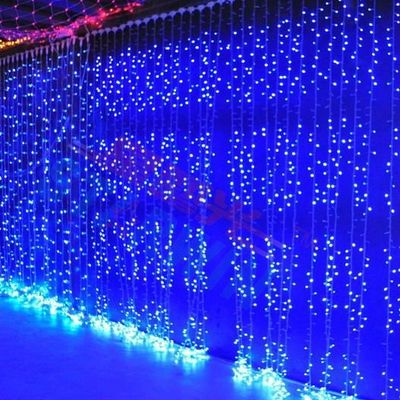 240v نورهای جشن دکوراسیون LED نورهای کریسمس پرده برای خارج از منزل