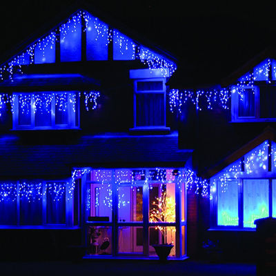 فروش عمده چراغ های کریسمس 24 ولت چراغ های یخ برای ساختمان ها