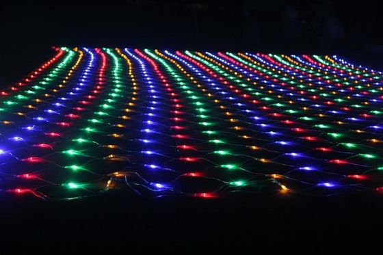 2016 طراحی جدید 110V چراغ های کریسمس LED رشته ها چراغ های شبکه تزئینی برای ساختمان