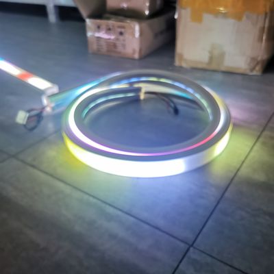 چین کارخانه مربع 12v 24v LED Neon نوار انعطاف پذیر LED Neon Flex چراغ های ناویدیاس لایترکیت لوله نیون 40mm