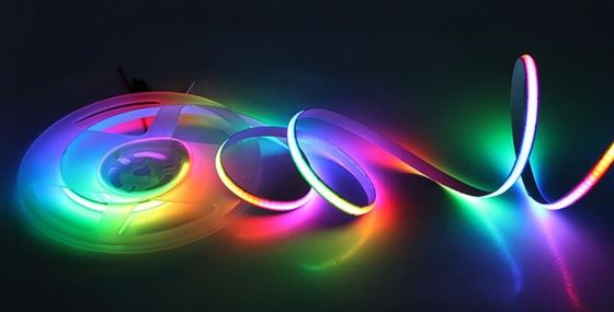 لامپ های LED RGB COB LED Light Strips نوار دیجیتال720leds/m COB Smart Lights Strip Light طناب انعطاف پذیر