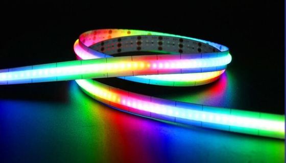 لامپ های LED RGB COB LED Light Strips نوار دیجیتال720leds/m COB Smart Lights Strip Light طناب انعطاف پذیر