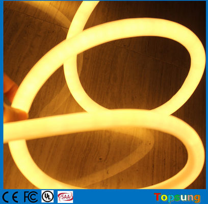 120LED/M LED چراغ طناب نیون 360 درجه 16mm مینی PVC گرم سفید نیون انعطاف DC12V