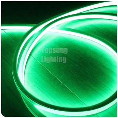 AC 110v LED نون انعطاف 16 * 16mm مربع صاف لوله نون LED ip68 نورپردازی بیرونی سبز