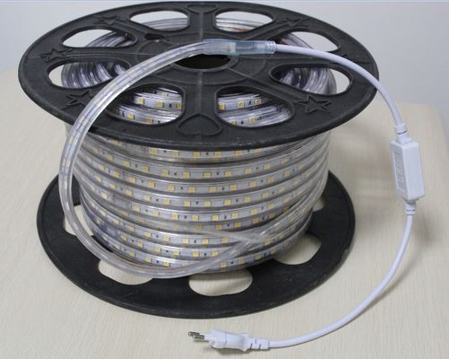 100m 230v نوار LED 5050 ضد آب نوار های قابل برش چراغ های رنگ آبی انعطاف پذیر