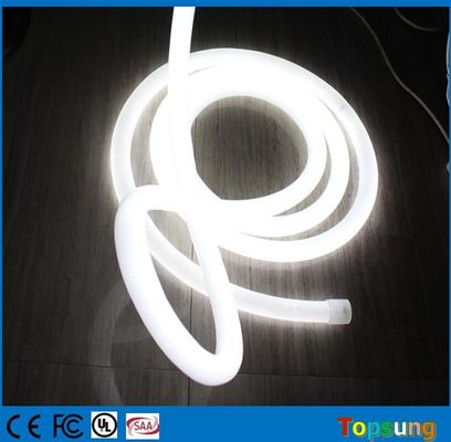 25M اسپول 360 درجه نور نيون سفید LED انعطاف پذیر 12v برای اتاق
