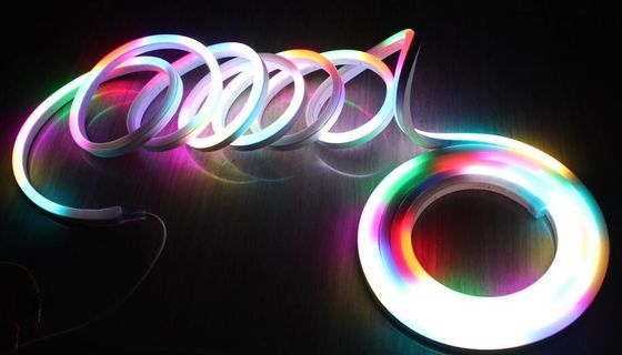 چراغ طناب فلکس نیون LED دیجیتال RGB برای تزئین ساختمان