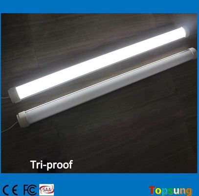 نور خطی جدید آلومینیوم آلیاژ با پوشش PC ضد آب ip65 4foot 40w چراغ LED سه ثابت قیمت ارزان