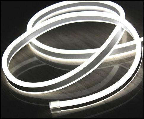 فروش داغ نون نور 24v دو طرفه سفید LED نون لچکدار طناب برای تزئینات