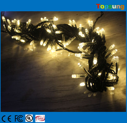 فروش داغ 127 ولتی گرم سفید متصل چراغ های رشته پری 10 متر تزئینات کریسمس