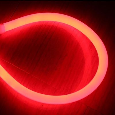نور 360 لایت دایره ای 120 ولت نور نئون 25 میلی متری لوله PVC انعطاف پذیر جایگزین رنگ قرمز