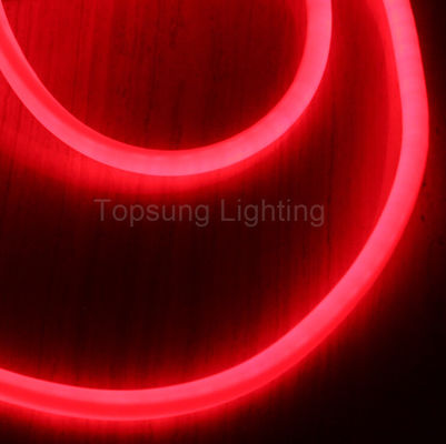 نور 360 لایت دایره ای 120 ولت نور نئون 25 میلی متری لوله PVC انعطاف پذیر جایگزین رنگ قرمز