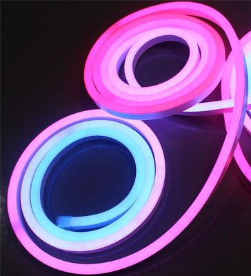 Topsung فلکسیون باریک 12 ولت 10x20 میلیمتر LED RGB Neon 90 درجه عقب خم 5050 SMD فلکس Neon RGB کنترل کننده رول