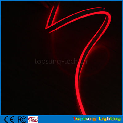 100 متری قرمز مینی لامپ سیم 110V 8.5*18mm 4.5w LED دو طرفه نور نیون انعطاف پذیر