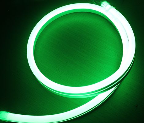 کیفیت 11x18mm فوق العاده درخشان SMD2835 کاملا جدید ال ای دی فلیکس نیون طناب سبز روشن رنگ 12 ولت رنگ ژاکت PVC