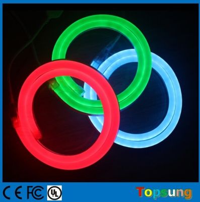 کیفیت بالا smd2835 فکس چراغ های نئون LED نوار 24v نون لوله انعطاف پذیر فوق العاده باریک 11x18mm قرمز رنگ ژاکت PVC