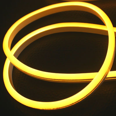 12V سوپر مینی LED نوار نیون انعطاف پذیر نور زرد نور تولد کریسمس تزئینات SMD طناب 6 * 13mm سیلیکون