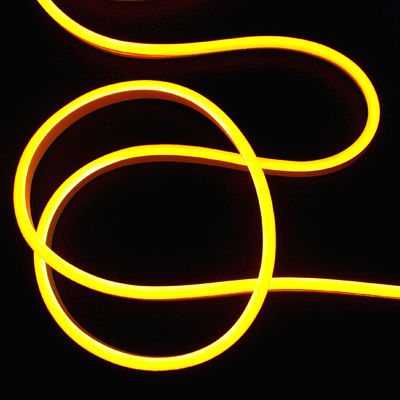 فوق العاده درخشان میکرو انعطاف پذیر لوله نئون لوله نوری خطوط نور زرد 2835 SMD نورپردازی سیلیکون نئون فلکس 24v