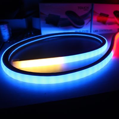 17x17mm مربع دیجیتال SMD5050 RGB Flex LED Neon با اثر ترکیب کامل رنگ