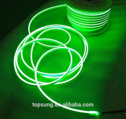 کوچکترین اندازه 6x12mm Smd2835 سیلیکون LED Strip سبز Neonflex