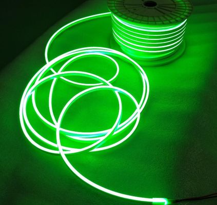 کوچکترین اندازه 6x12mm Smd2835 سیلیکون LED Strip سبز Neonflex