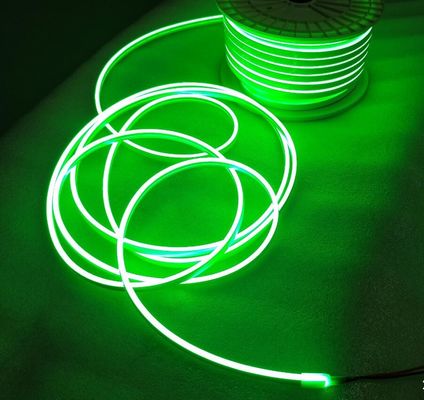 چراغ LED SMD 2835 120led / M LED Neon Strip Light 2.5CM چراغ LED قابل برش DC12V سبز نیون فلکس