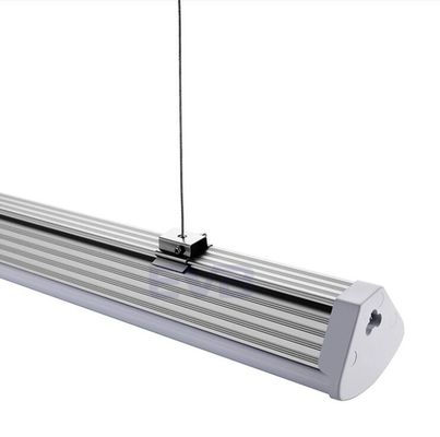 60w 1500mm روشنایی خطی مدرن آویز سقف لامپ های باتن Max 42m Linkable Ip42