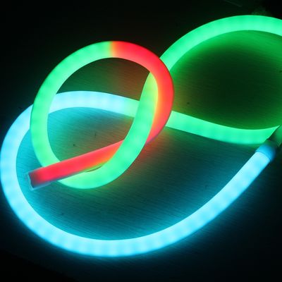 در فضای باز چند رنگ ضد آب IP65 RGB LED نور تزئینی 360 تعقیب LED نیون انعطاف