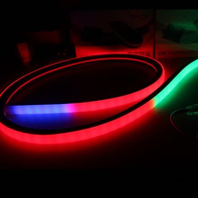 Ws2811 آدرس پذیر RGB Neon Flexible Strip Light DMX 12W/M