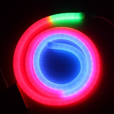 پیکسل RGB ال ای دی نئون دیجیتال 360 درجه لوله فلیکس نئون P943 DMX نوار 18mm دی