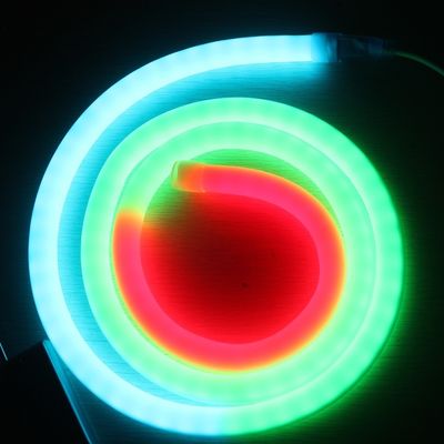 تغییر رنگ کامل قابل برنامه ریزی DMX LED Flex Neon 360 LED نور Neon جایگزین لوله پیکسل