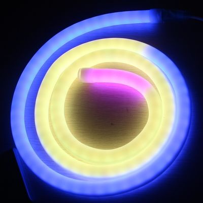 تغییر رنگ کامل قابل برنامه ریزی DMX LED Flex Neon 360 LED نور Neon جایگزین لوله پیکسل