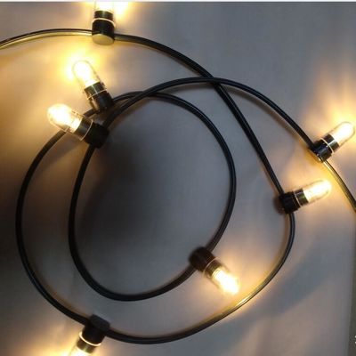 ضد آب 100 متر چراغ رشته ای متصل برای دکوراسیون کریسمس 12 ولت کلیپ رشته 666 LED