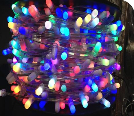 کریسمس 100m 666 leds 12V فلش LED کلیپ بر روی نور برای AU عروسی گارلند
