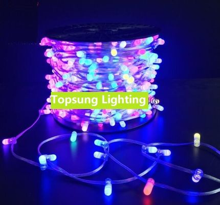 چراغ های خروجی یخچال RGB تمیزی عروسی 666 LED 100m Xmas Fairy String در روشنایی تعطیلات