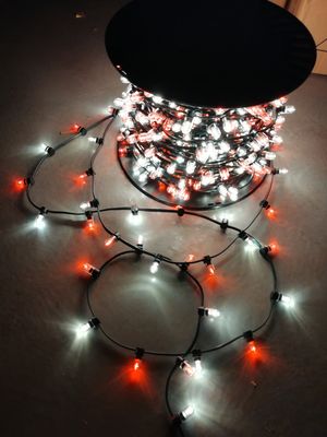 چراغ های کریسمس پری LED 100m رشته 1000 لامپ 12v رشته های کریستالی rgb نور تزئین