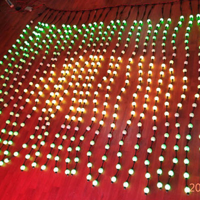 10 فوت نورهای دکوراسیون تعطیلات LED نور کریسمس توپ 3D 50mm Dmx