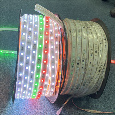 50m اسپول برنامه نویسی RGB نوار LED با IC ساخته شده در SMD5050 روشنایی بالا رنگ جادویی