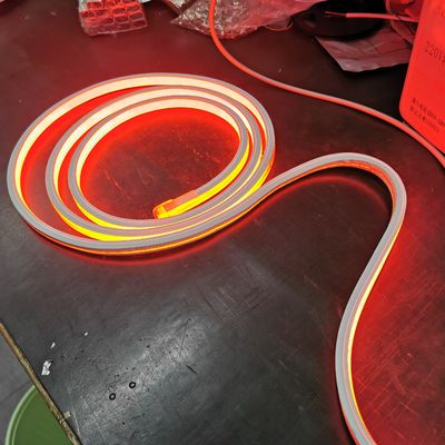 50m نوار انعطاف پذیر تابش نور رشته 24V مشاهده مربع UV قرمز LED نور Neon انعطاف پذیر