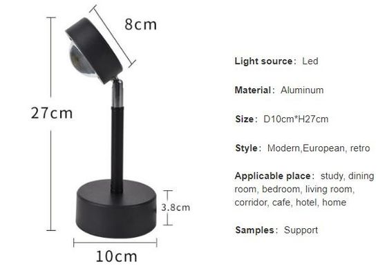 لامپ پروژکتور غروب روبات LED 7 * 7 * 14 برای اتاق نشیمن