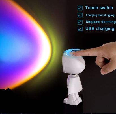 ربات شارژ USB پروژکتور غروب نور دکوراسیون دیوار اتاق نشیمن